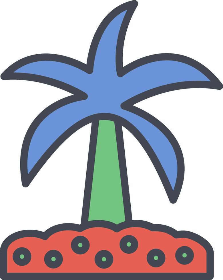 Coconut trees Vector Icon