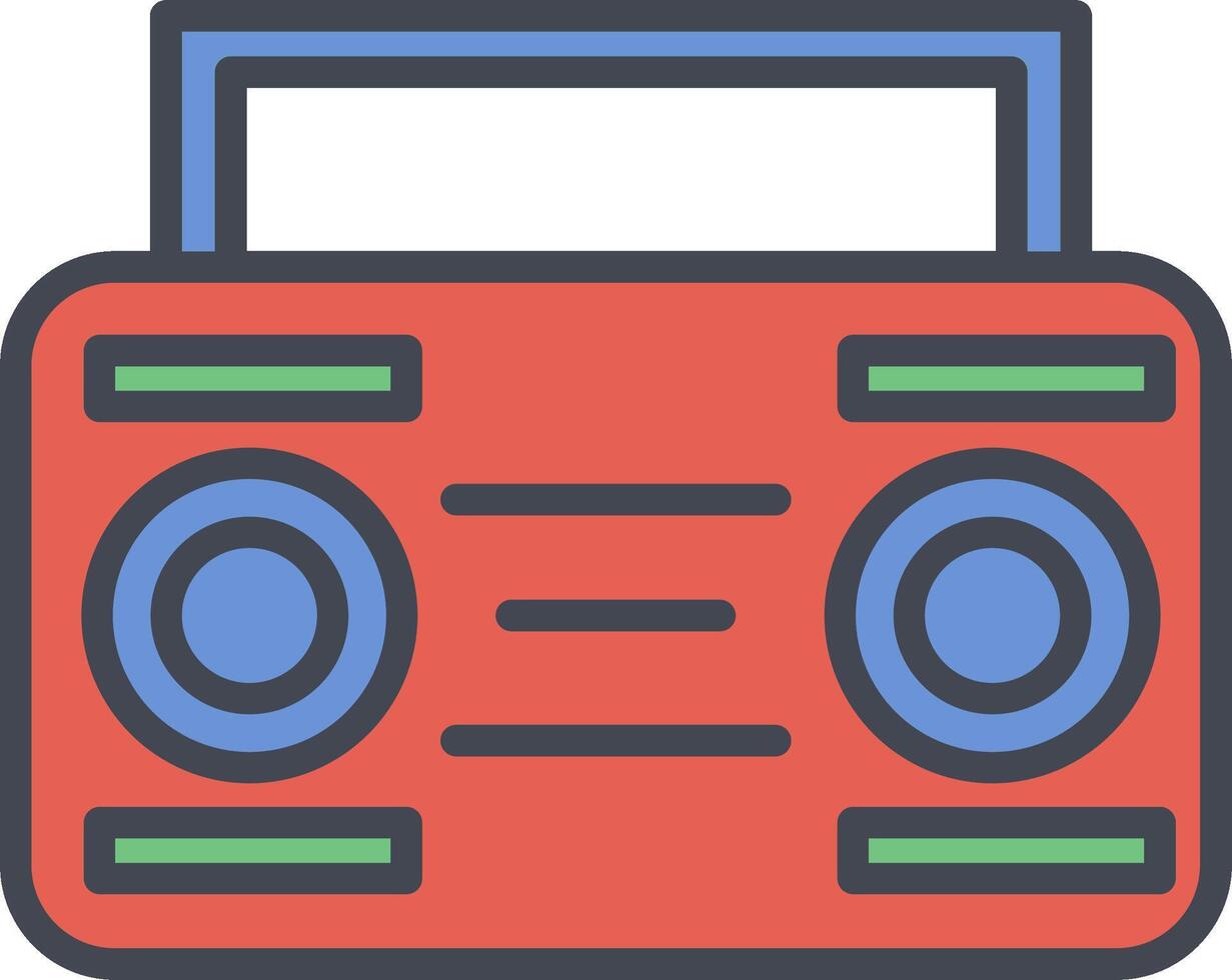 Cassette Player Vector Icon