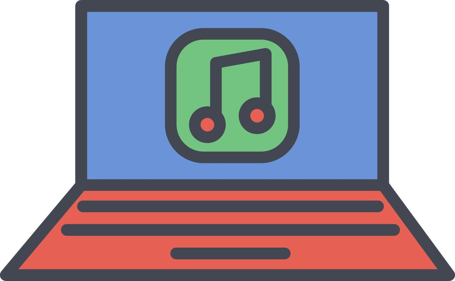 Play Music Vector Icon