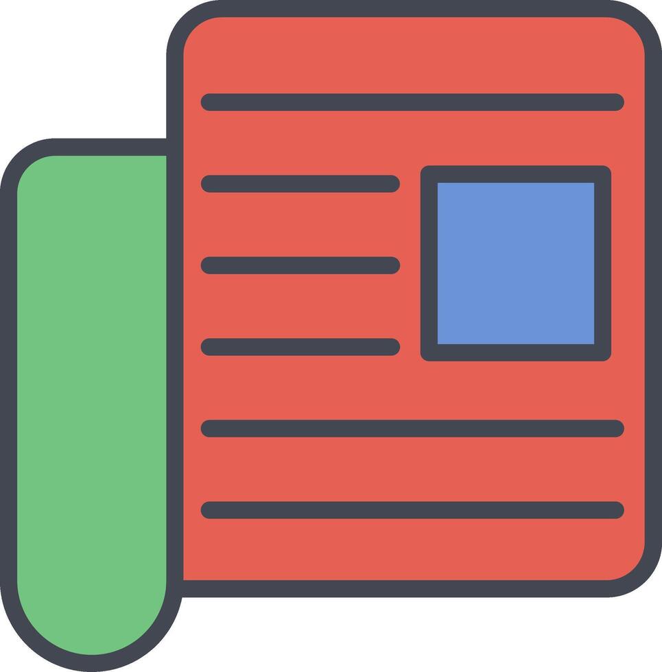 Newspaper Vector Icon