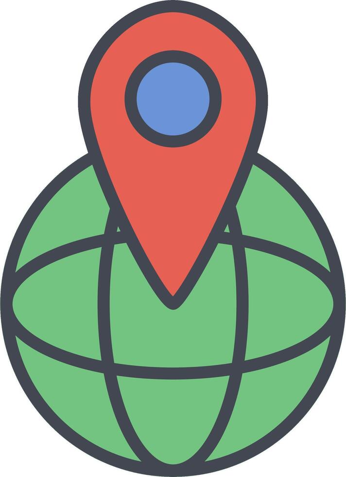 Global Locations Vector Icon