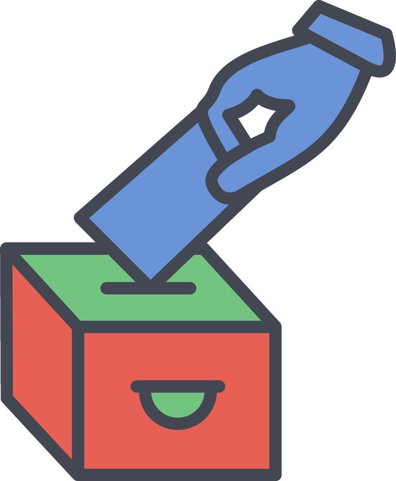 Casting Vote Vector Icon