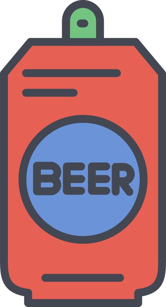 Beer Can II Vector Icon