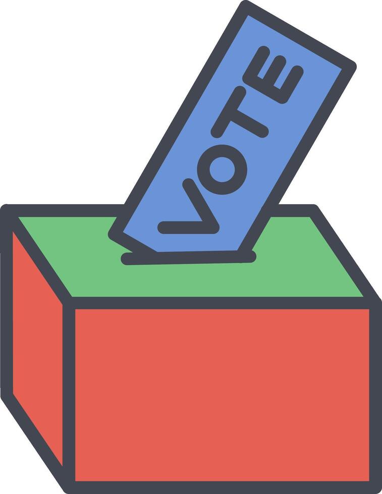 Giving Vote Vector Icon
