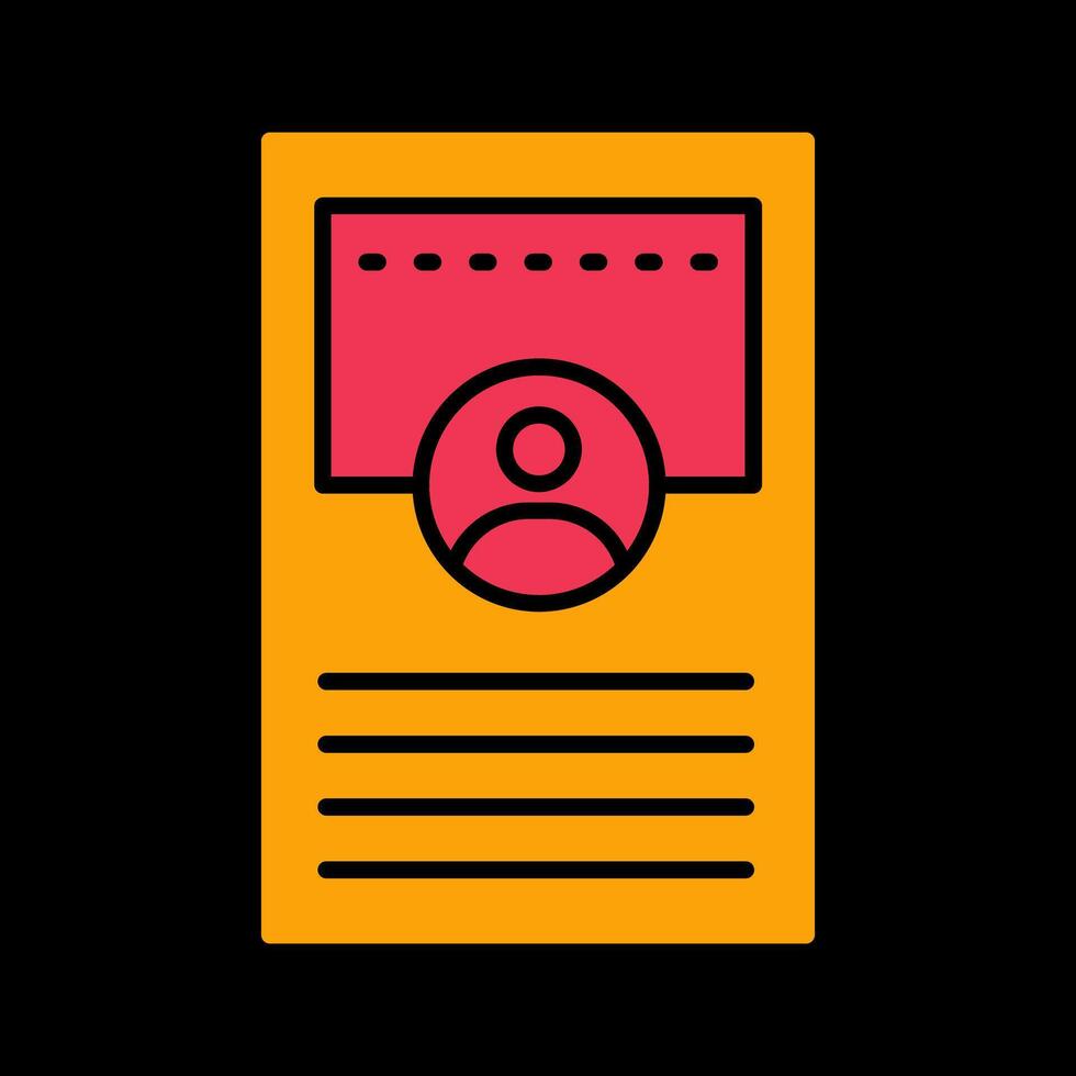 Profile Vector Icon