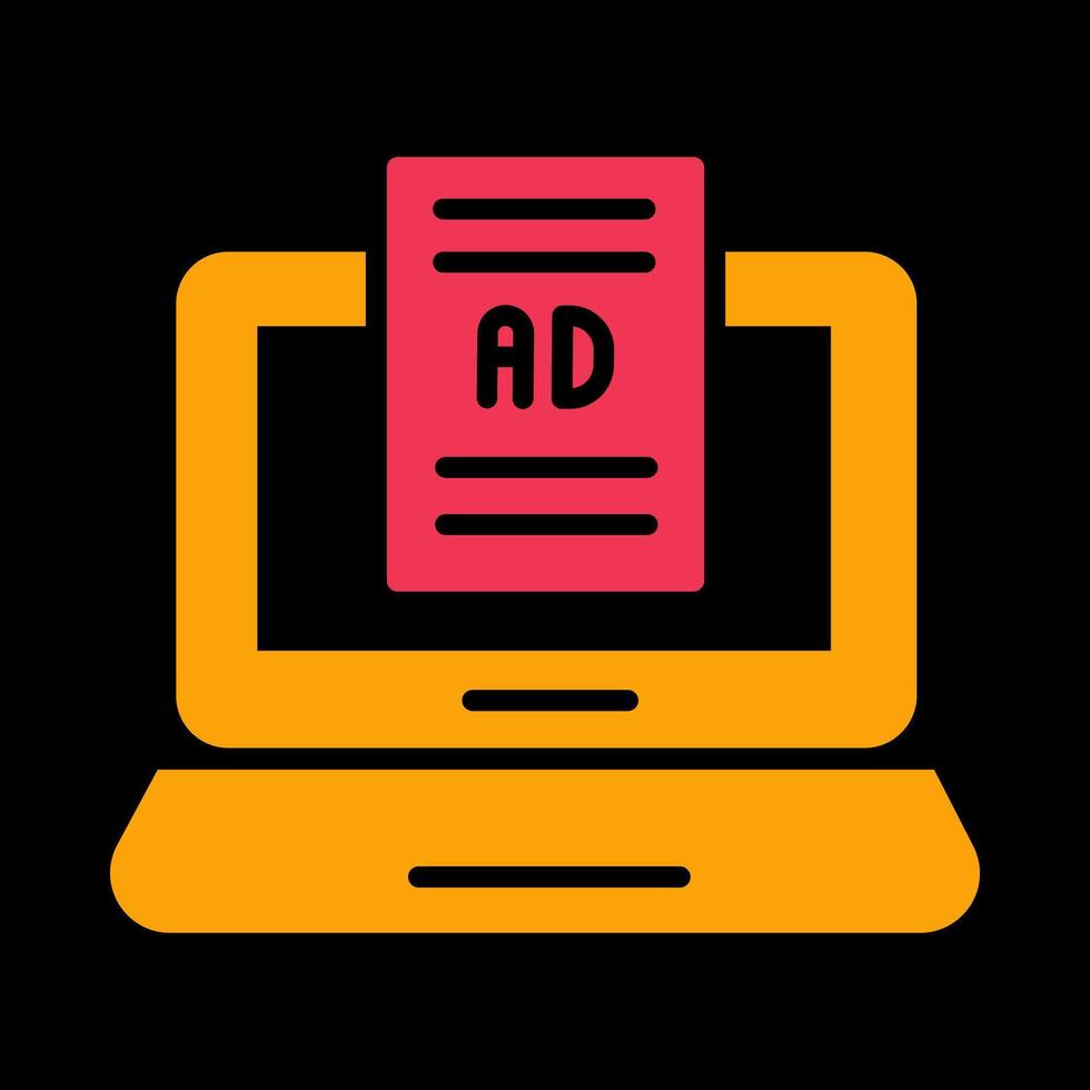 Internet Ads Vector Icon