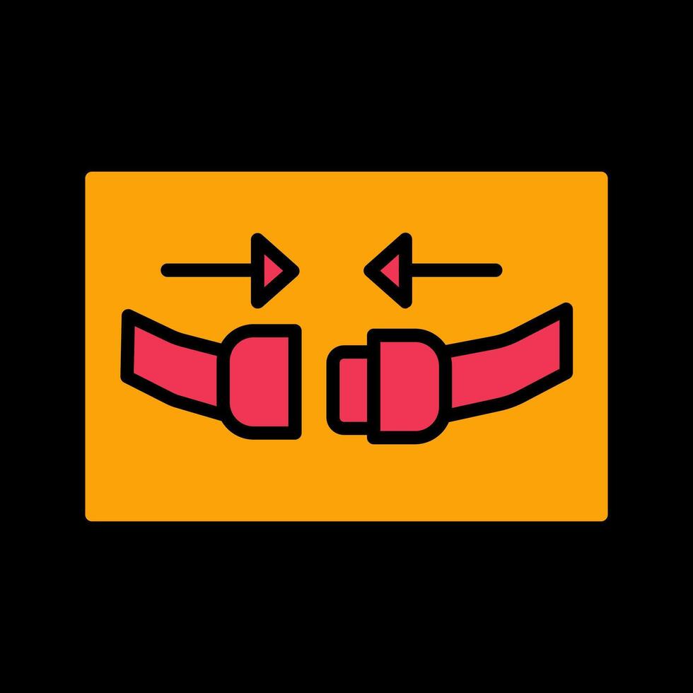 Seat Belt Vector Icon