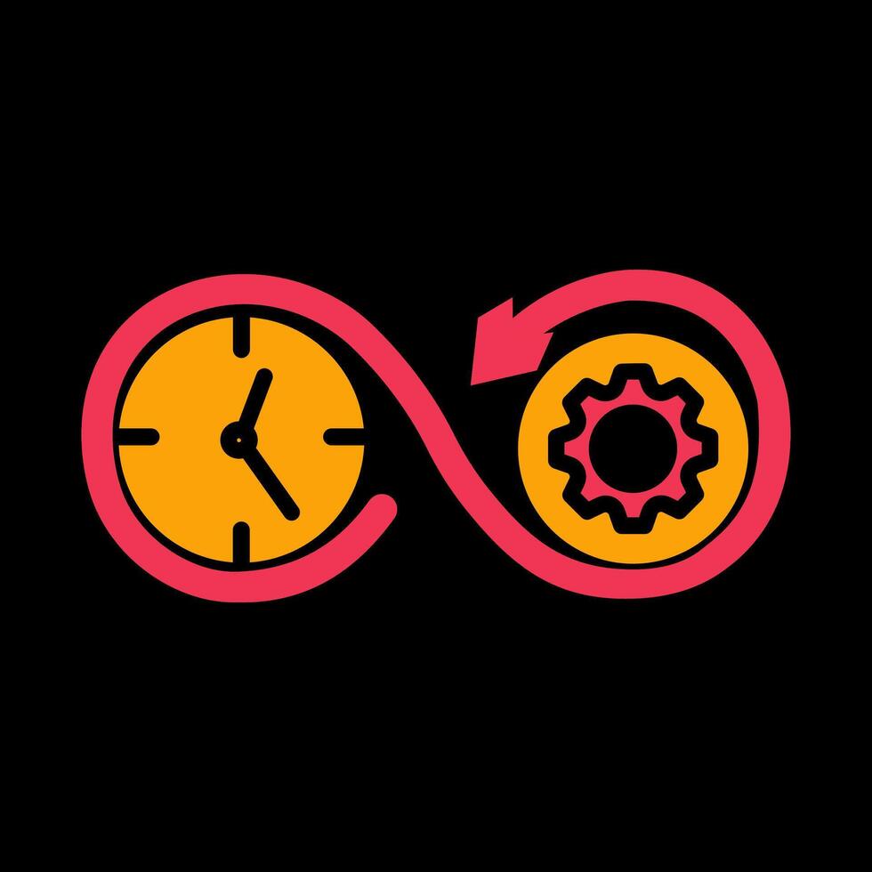 Time Optimization Vector Icon