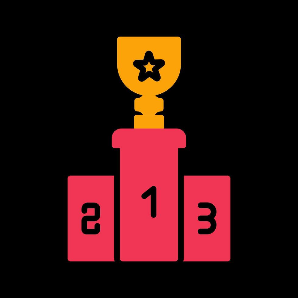 Podium Vector Icon