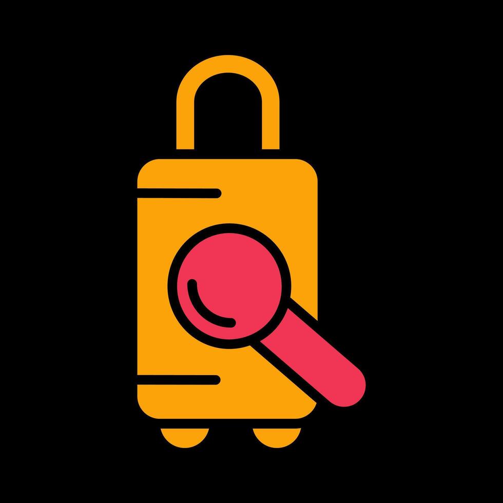 Find Luggage Vector Icon