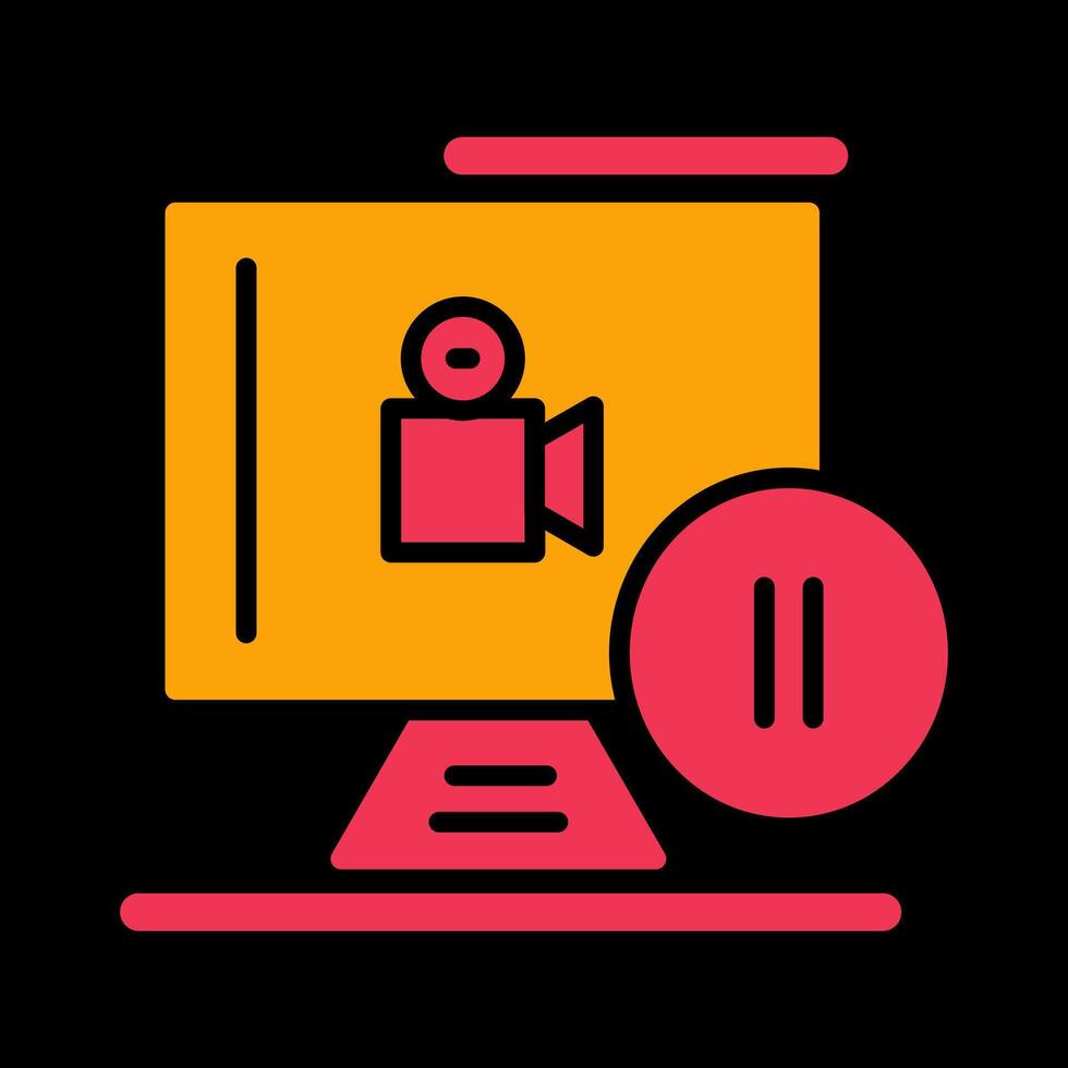 Pause Button Vector Icon