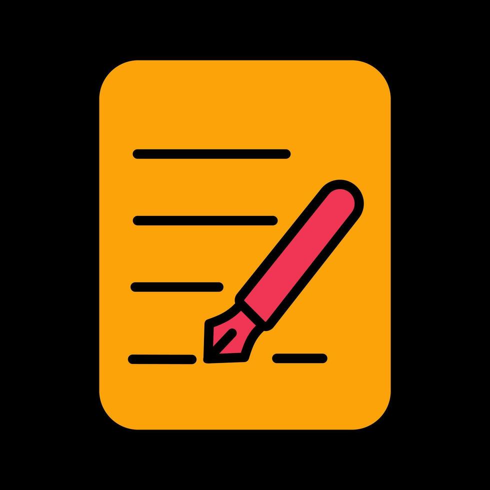 Fountain Pen Vector Icon