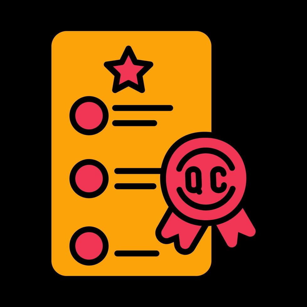Quality Control Vector Icon