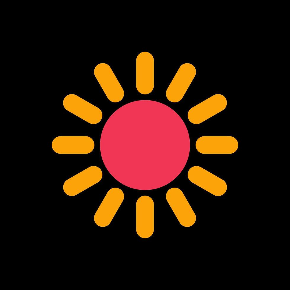 Sun Vector Icon