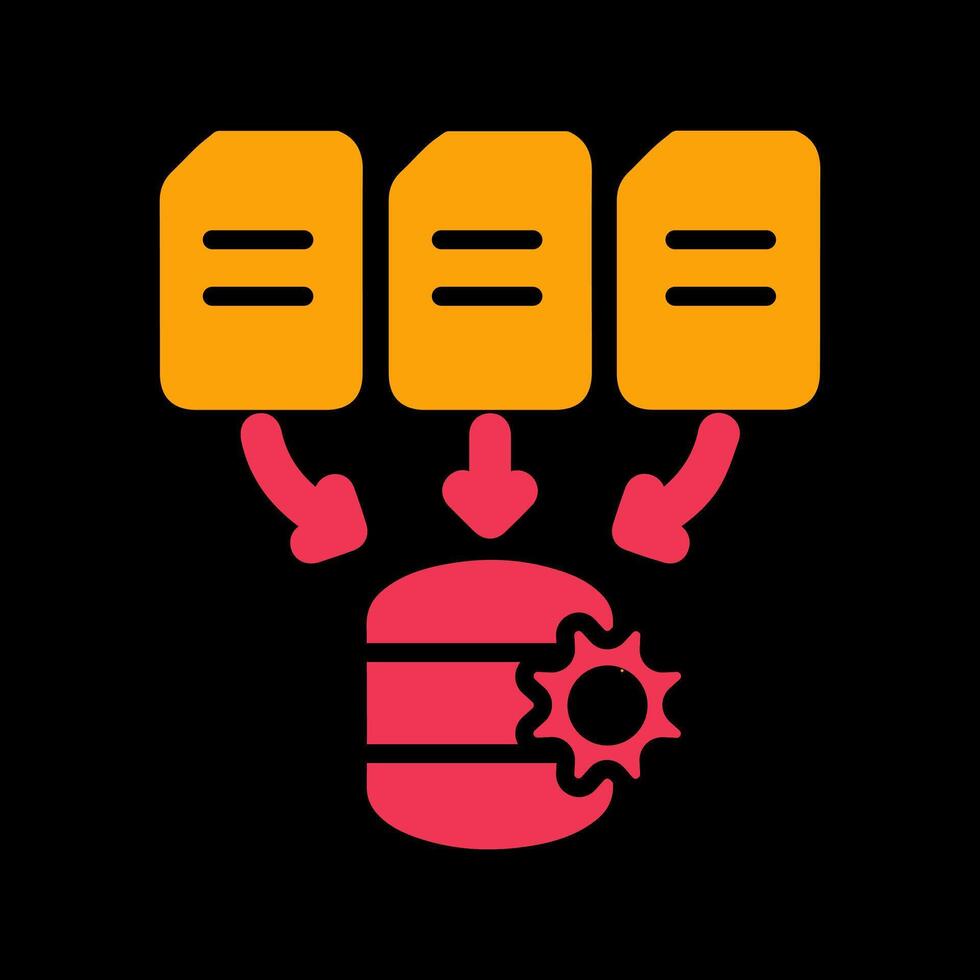 Data Processing Vector Icon