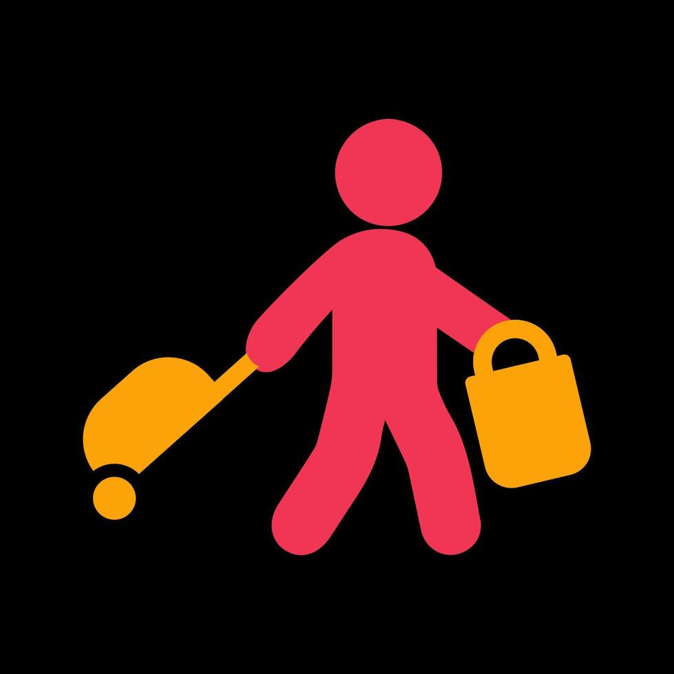 Carrying Bag Vector Icon