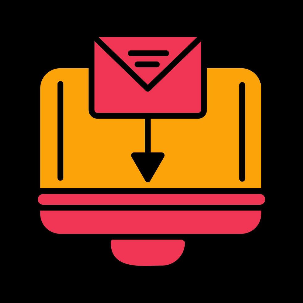 Mail Upload Vector Icon
