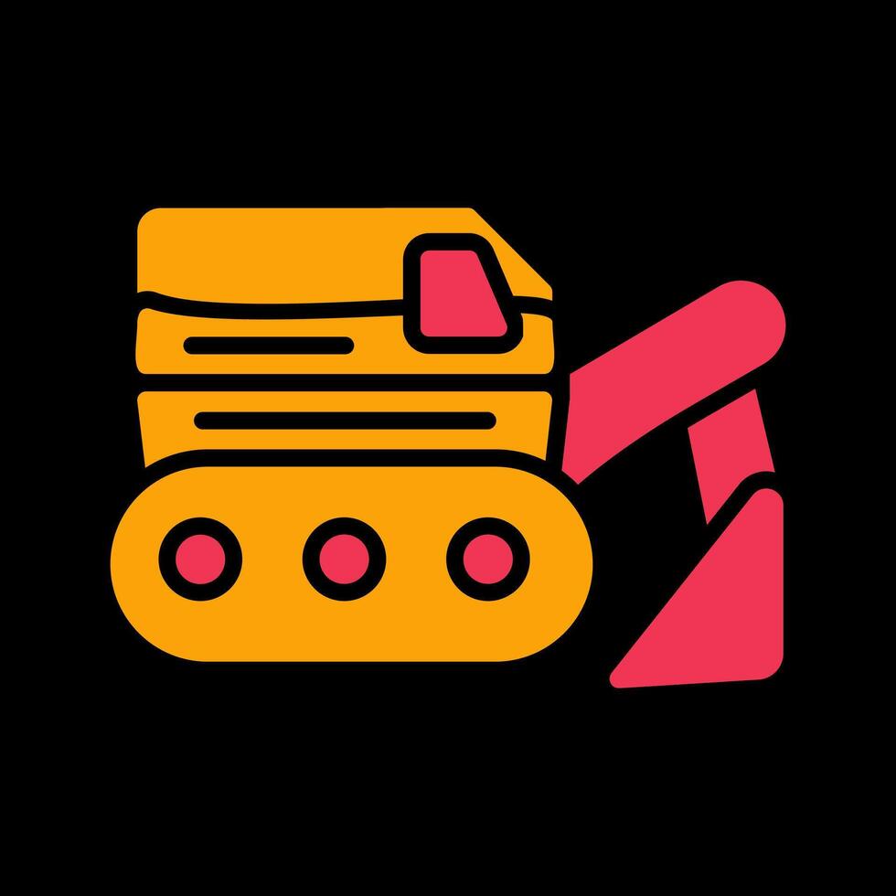 Excavator Vector Icon
