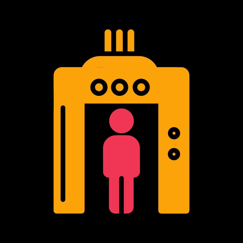 Airport Security Vector Icon