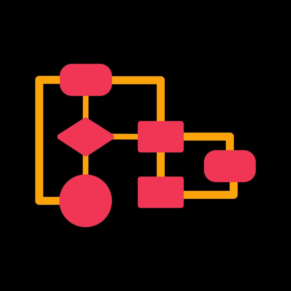Flowchart Vector Icon