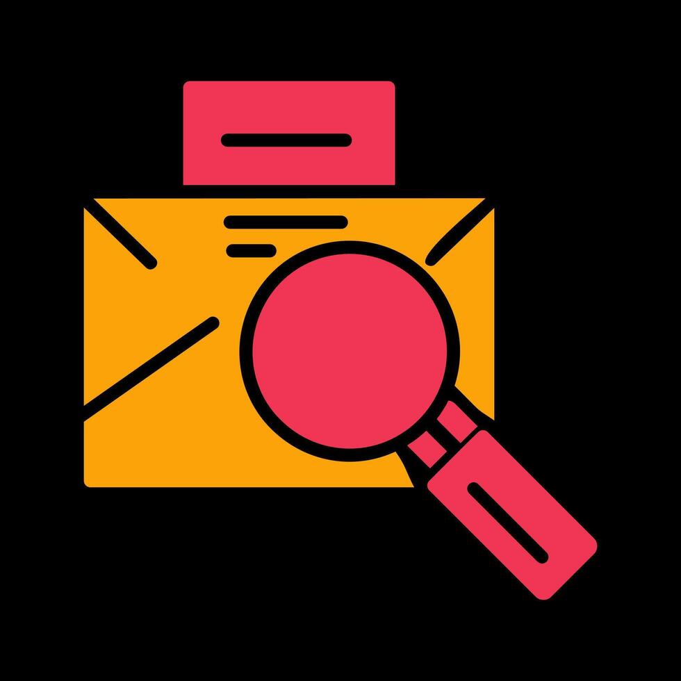 Magnifier Male Vector Icon