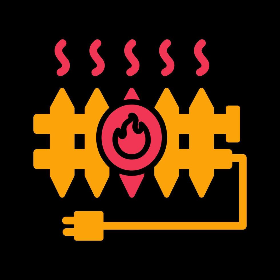Heat Radiator Vector Icon