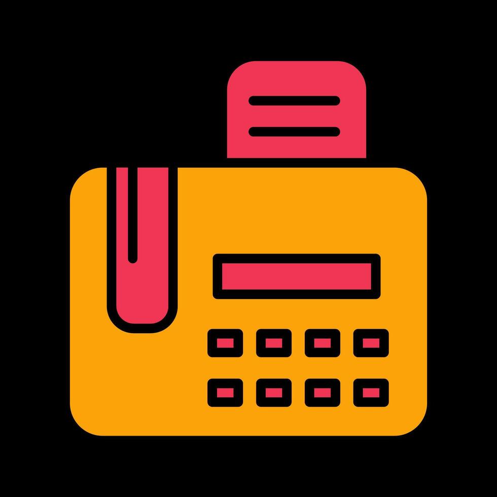 Fax Machine Vector Icon