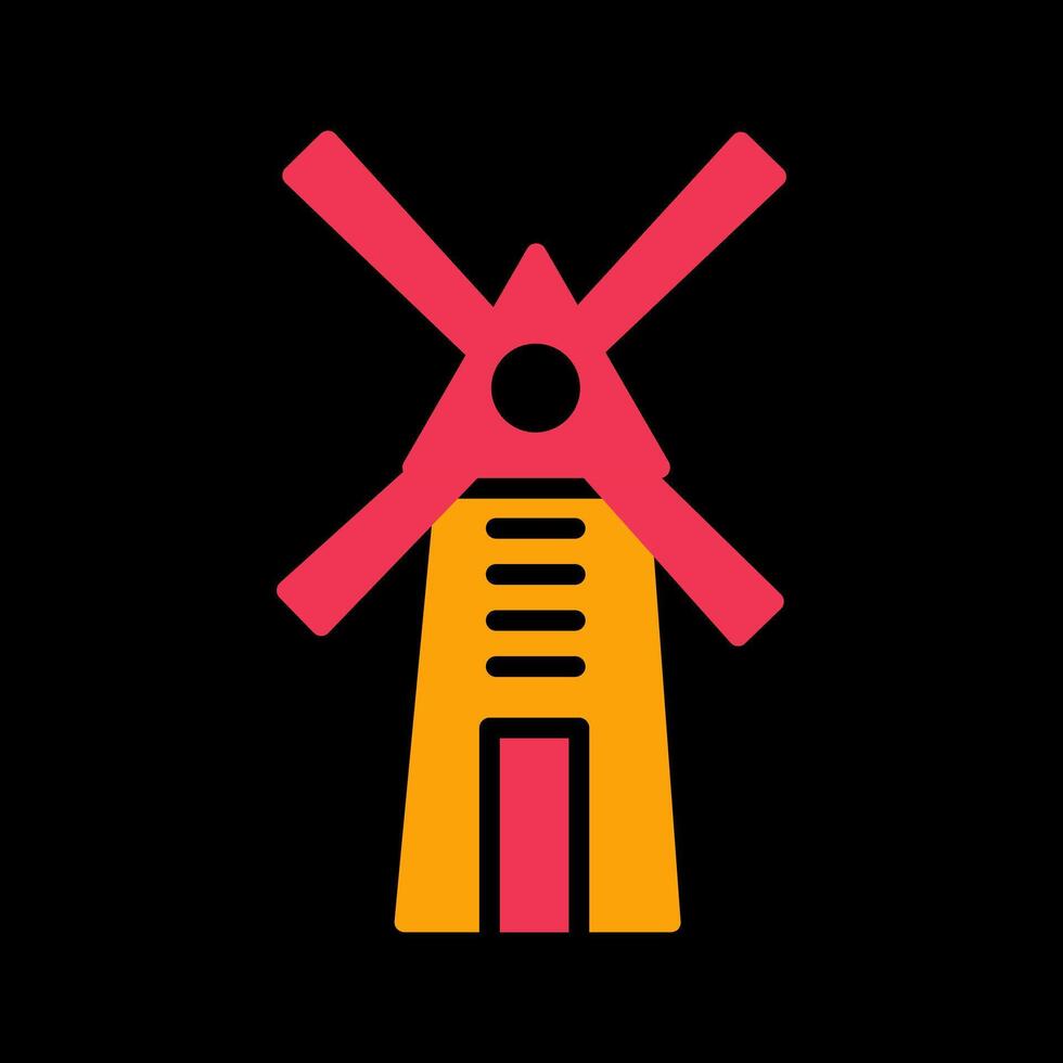 Windmill Vector Icon