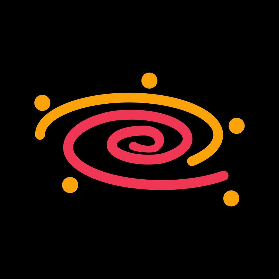 Black Hole Vector Icon