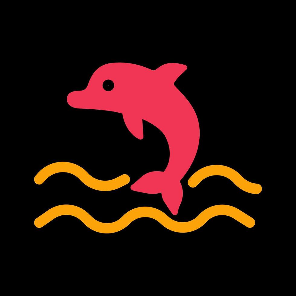 Dolphin Vector Icon