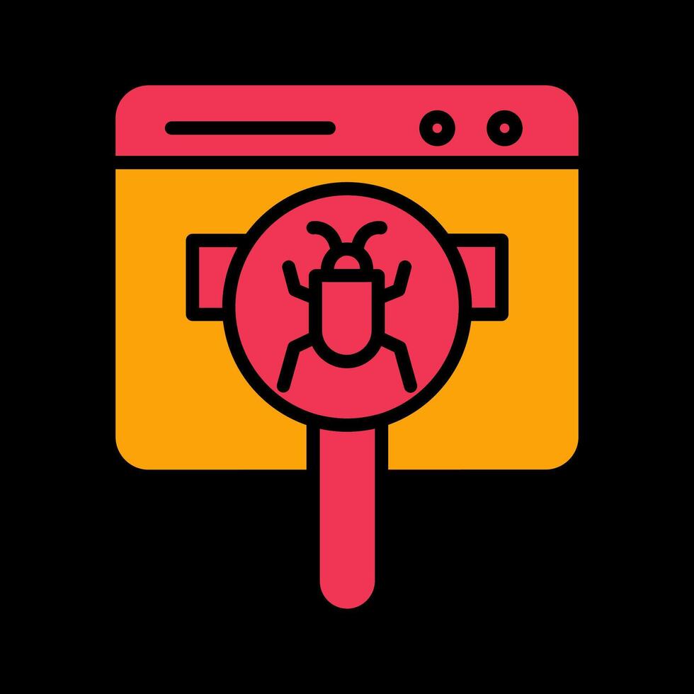 Web Bug Vector Icon