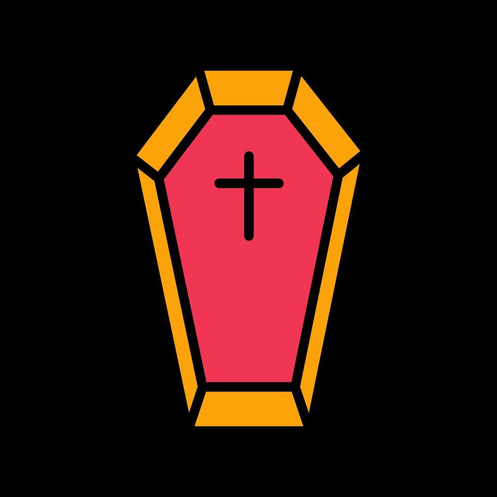 Coffin Vector Icon