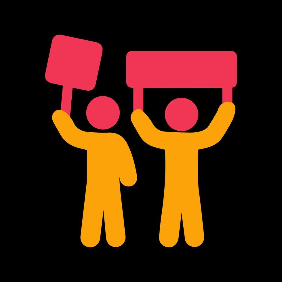 Protester Vector Icon