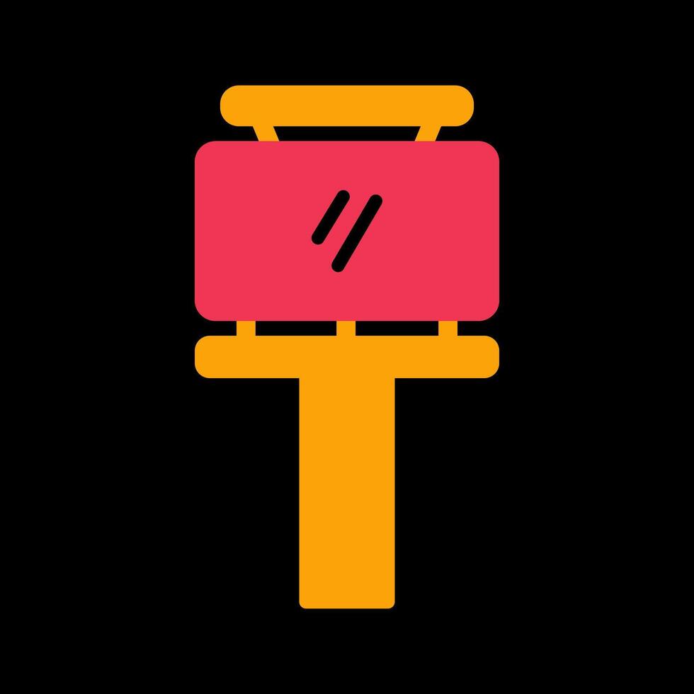 Billboard Vector Icon