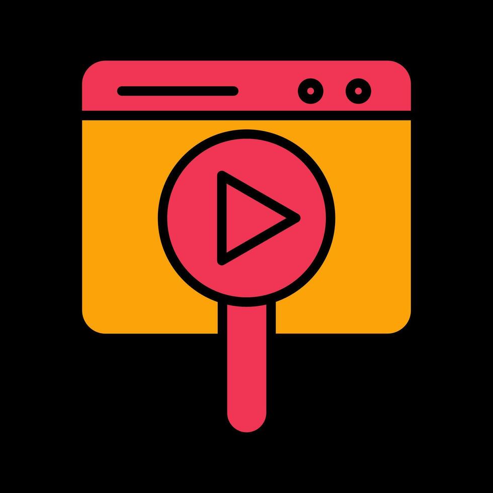 Multimedia Browser Vector Icon