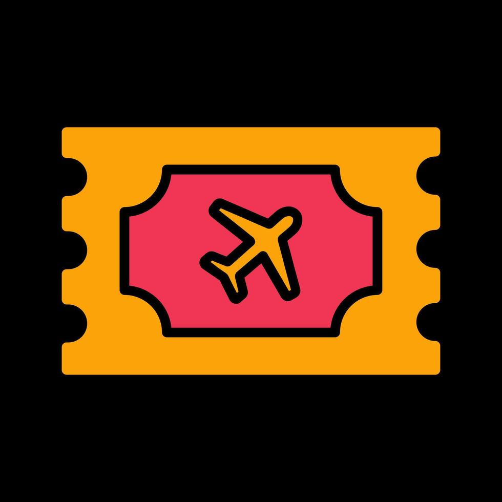 Plane Tickets Vector Icon