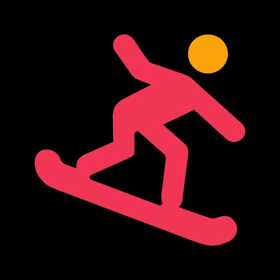 Snowboard Vector Icon