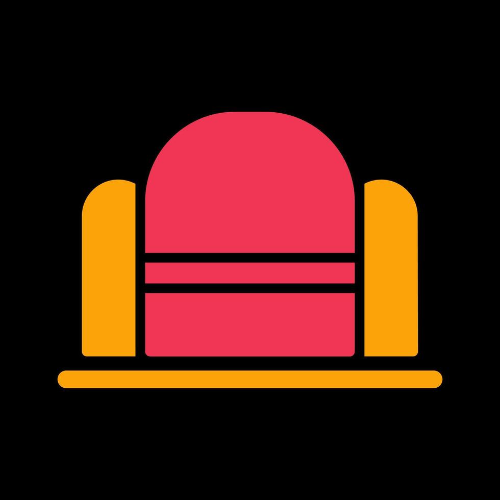 Bedroom Chair Vector Icon