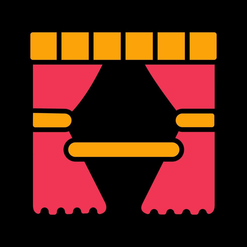 Curtain Vector Icon