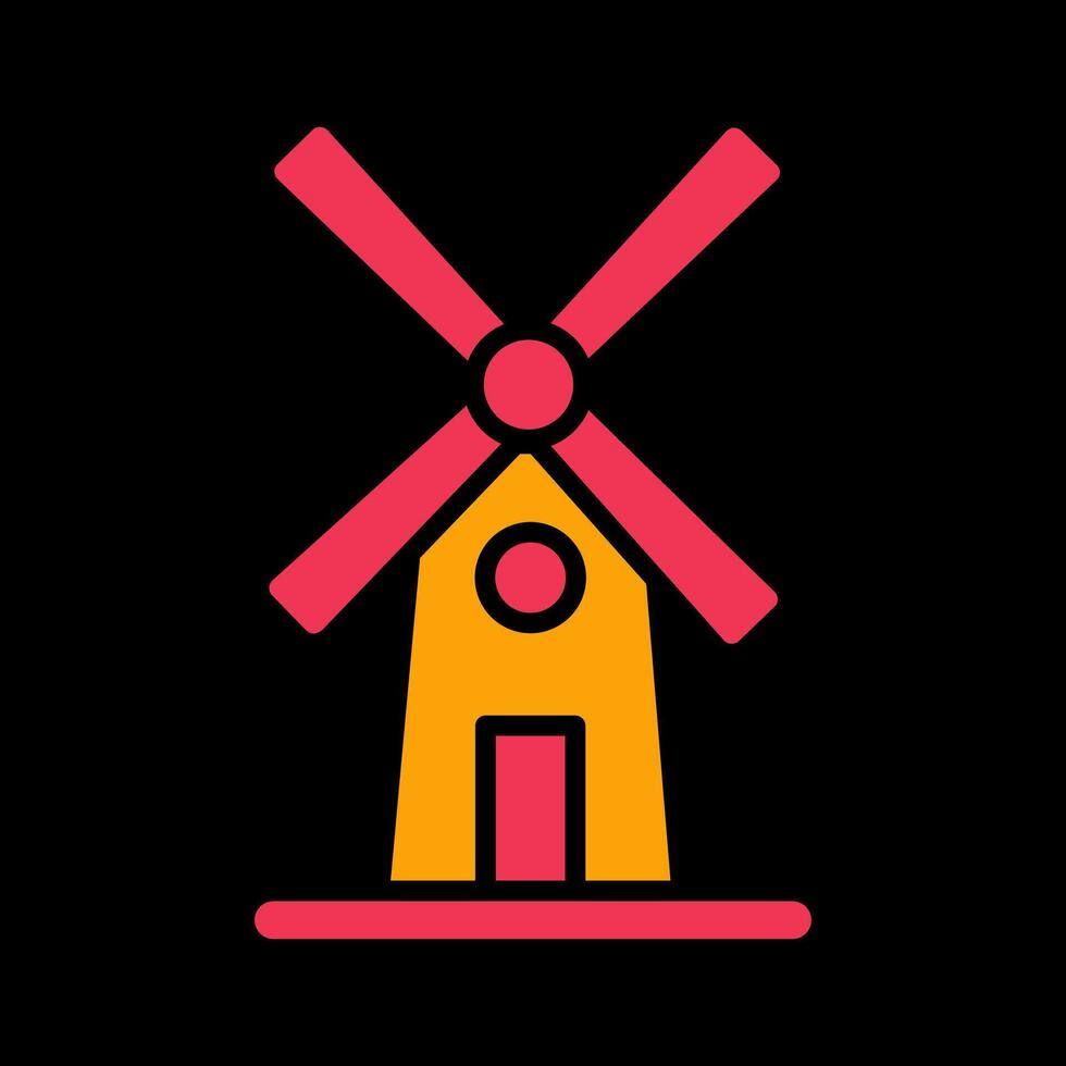 Windmill Vector Icon