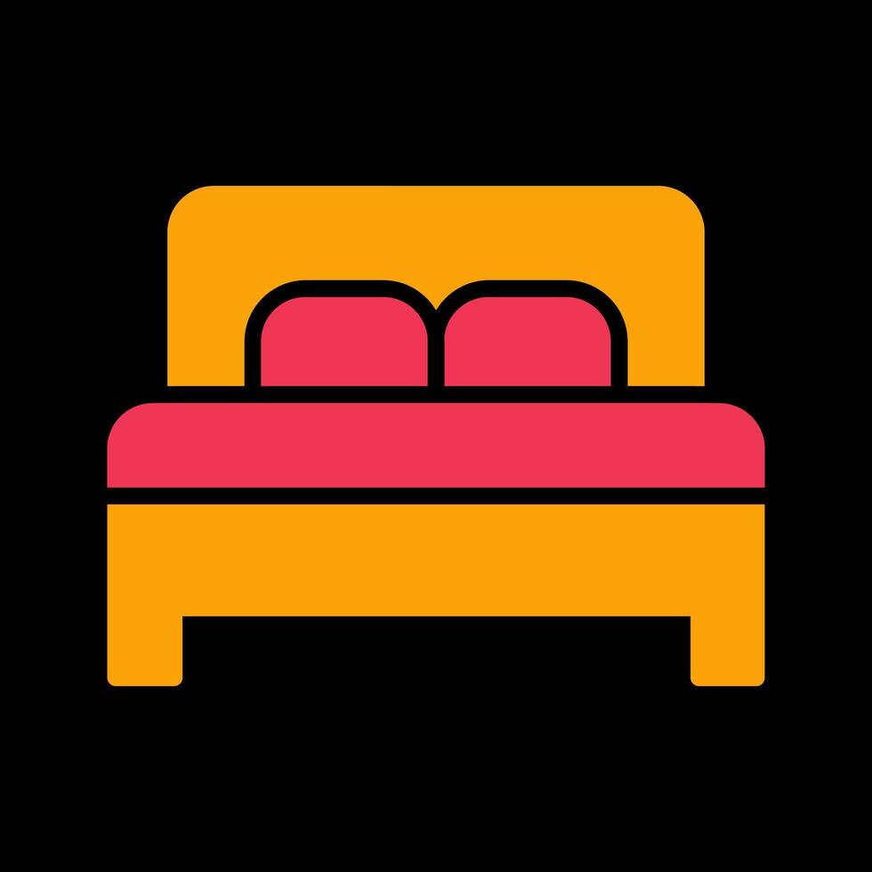 Double Bed II Vector Icon