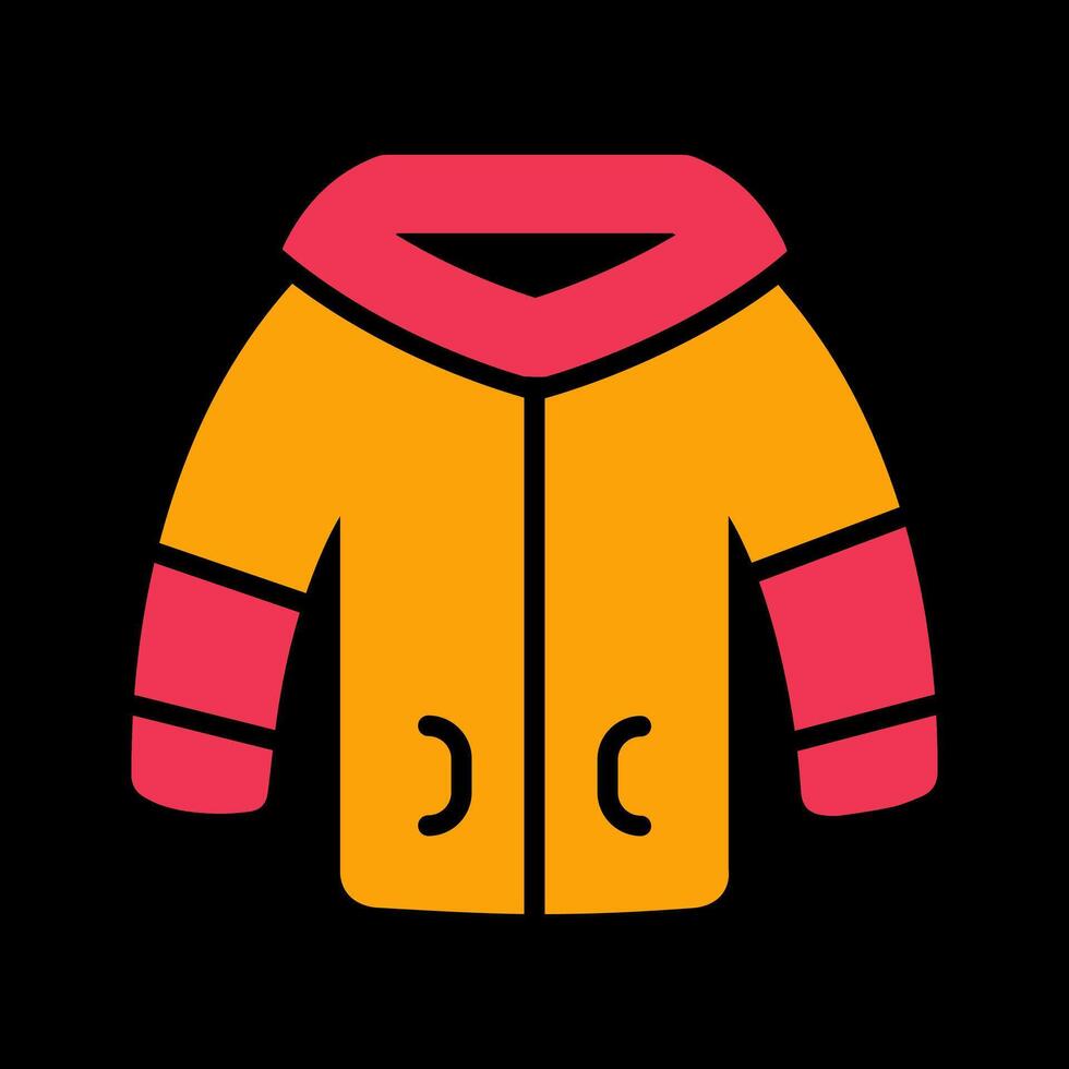 Winter Jacket Vector Icon