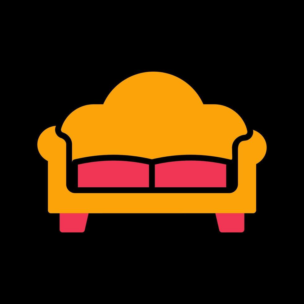 Double Sofa Vector Icon
