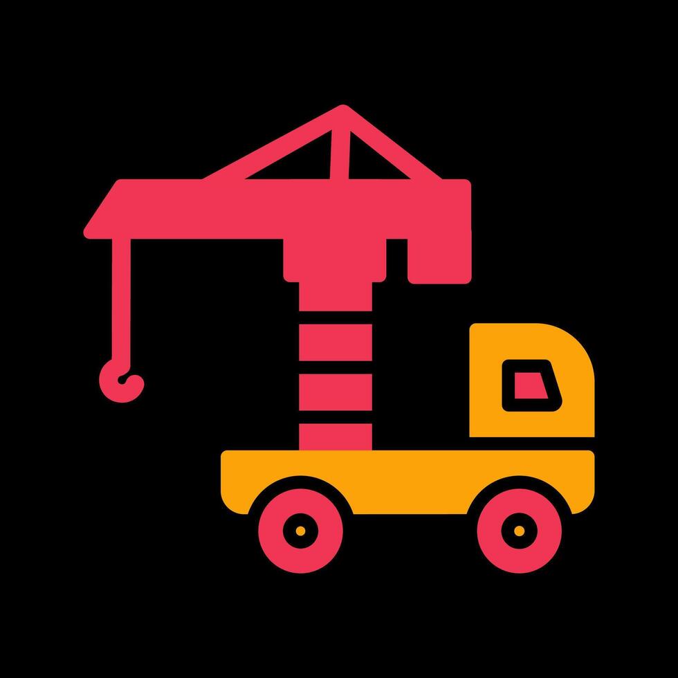 Lifter Crane Vector Icon