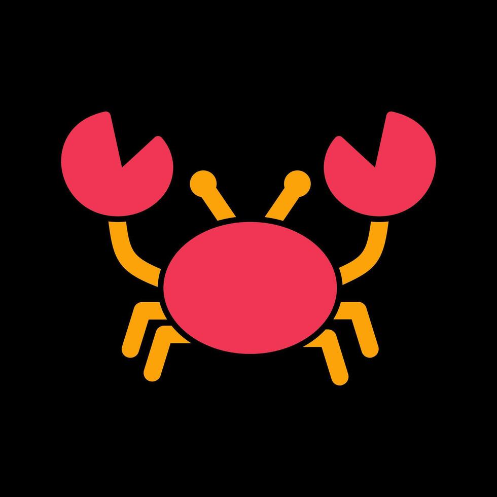 Crab Vector Icon