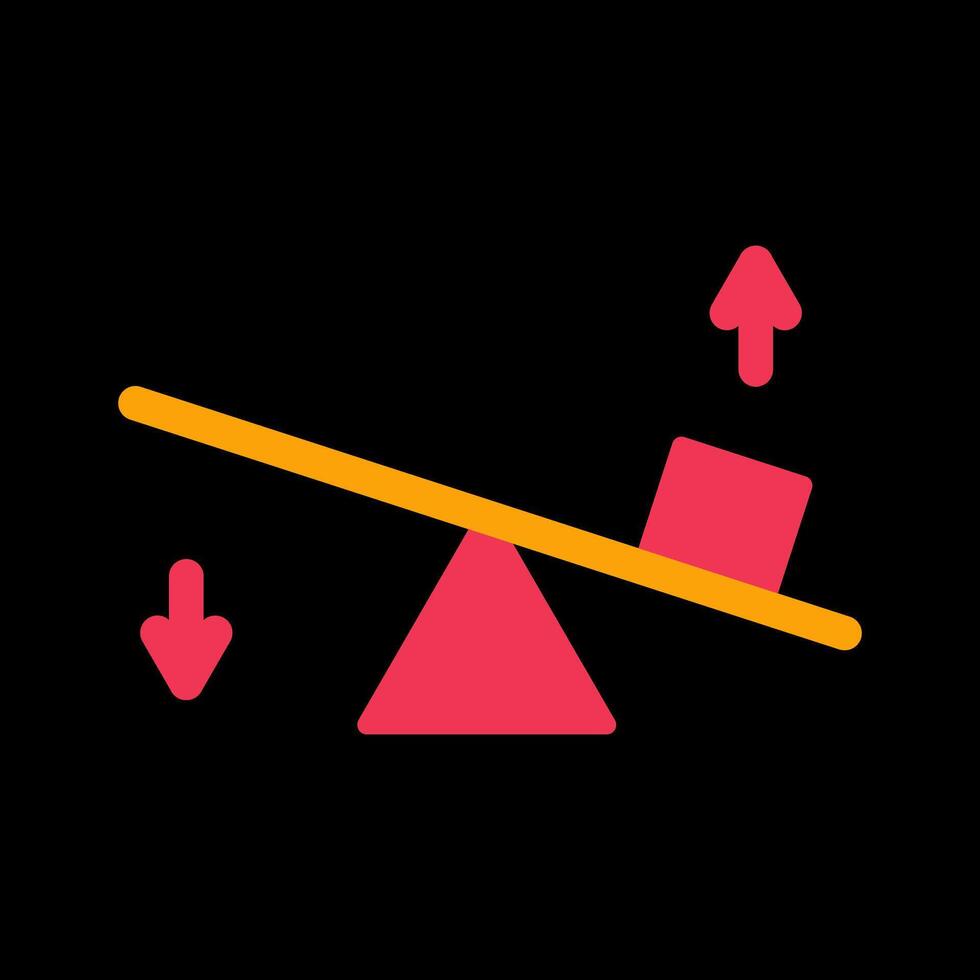 Seesaw Vector Icon