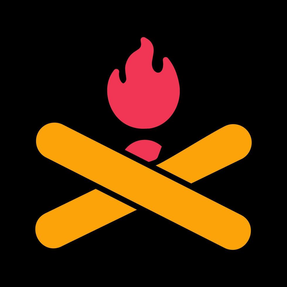 Bonfire Vector Icon