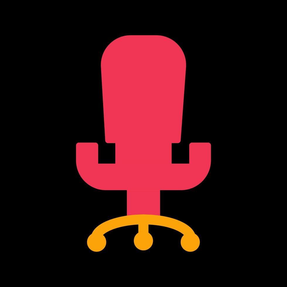 Office Chair III Vector Icon