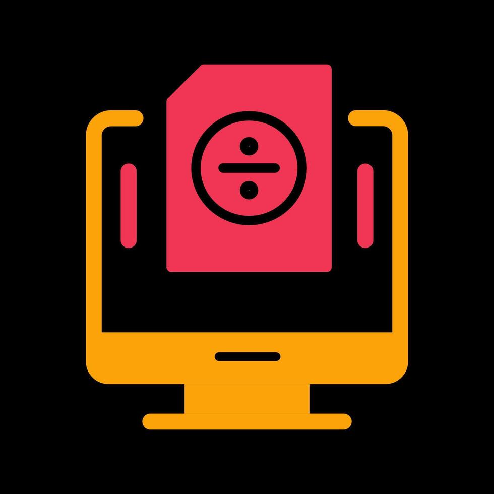 Divide Vector Icon