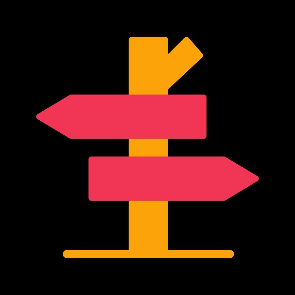 Road Sign Vector Icon